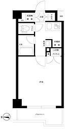 JR山手線 高田馬場駅 徒歩8分の賃貸マンション 3階1Kの間取り