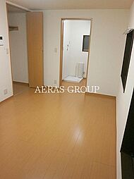 萩寺前ステーツB 2階1Kのリビング/ダイニング