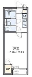 レオネクストソレーユ東大沼 1Kの間取図画像