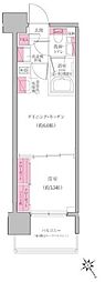 レジディア門前仲町プレイス 1DKの間取図画像