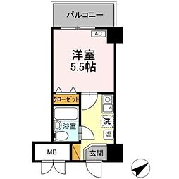 間取図画像 1K