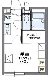 レオパレスＭＡＲＣＨ 1階1Kの間取り