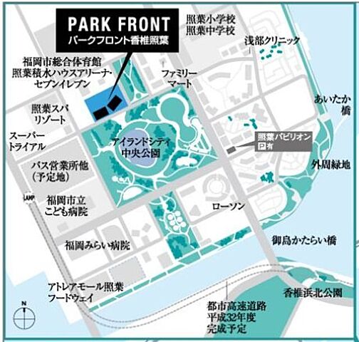 ホームズ パークフロント香椎照葉ｅａｓｔ 3ldk 18階 89 11 賃貸マンション住宅情報