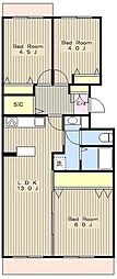大和代官マンションA 3LDKの間取図画像