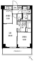 ザ・ケンジントン・レジデンスときわ台 2LDKの間取図画像