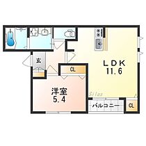 メゾン・シュシュ堺東  ｜ 大阪府堺市堺区榎元町１丁（賃貸アパート1LDK・1階・43.53㎡） その2