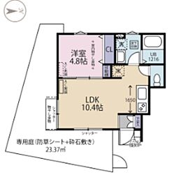 Lepoa Talo 1LDKの間取図画像
