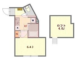京成本線 青砥駅 徒歩9分の賃貸アパート 1階1Kの間取り