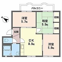 グランメールヴィラ3番館 0201 ｜ 大阪府枚方市楠葉面取町１丁目15-5（賃貸アパート3DK・2階・57.87㎡） その2