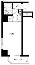 都営浅草線 本所吾妻橋駅 徒歩12分の賃貸マンション 4階ワンルームの間取り