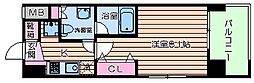 クレストフォルム大阪天満橋ゴールドクレスト 1Kの間取図画像