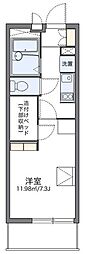 レオパレスエターナル1 1Kの間取図画像