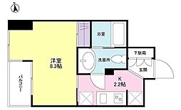 プロスペクト荻窪 1階1Kの間取り