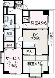 アーバンホームズ 2SDKの間取図画像