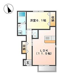 間取図画像 1LDK