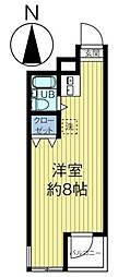エスティーマンション ワンルームの間取図画像