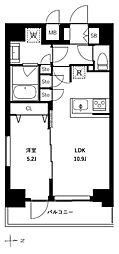 アーバンパーク浅草2 1Kの間取図画像