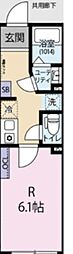 シエロ 1Kの間取図画像