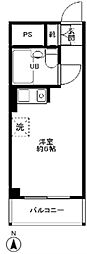 トーシンコーポ栄 ワンルームの間取図画像