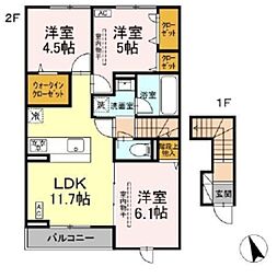 グラースＫ 2階