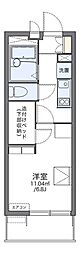 ヒルトップ壱番館 1Kの間取図画像