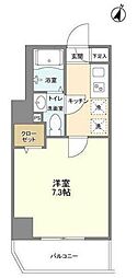 アルファコート西川口26 1Kの間取図画像