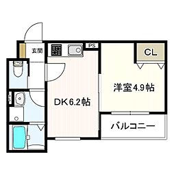 ヴェルメゾン松原東新町 1階/-