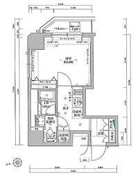 スパシエトラッド川口 1Kの間取図画像