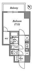 GRANPASEO巣鴨2 1Kの間取図画像