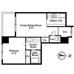 間取図画像 1LDK