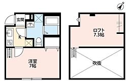 セ・ルーニア岩槻 1Kの間取図画像