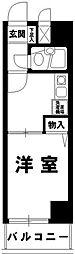 ライオンズマンション板橋中丸町 1Kの間取図画像