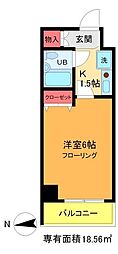 ライオンズマンション錦糸町第8 1Kの間取図画像