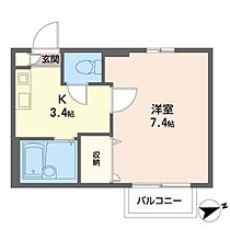 ウイングハイツＢ 202 ｜ 宮城県仙台市青葉区北根３丁目20-10（賃貸アパート1K・2階・24.00㎡） その2