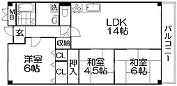 間取図画像 3LDK