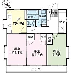 ミル,ウエスト 3SDKの間取図画像
