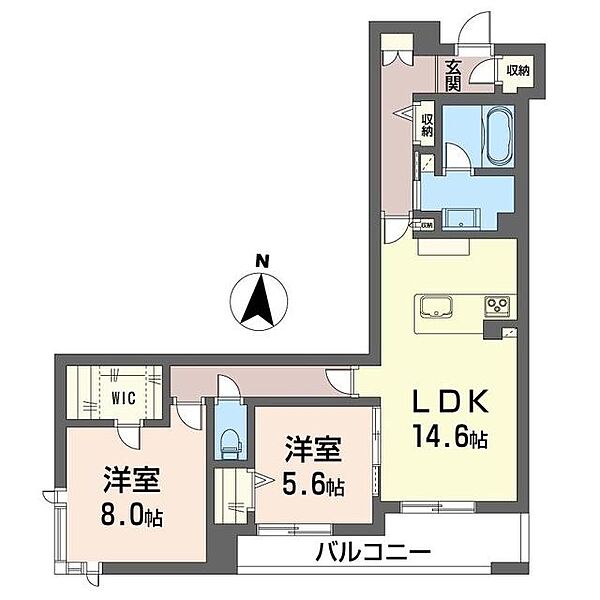 ロゼール 00103｜千葉県流山市おおたかの森東３丁目(賃貸マンション2LDK・1階・74.77㎡)の写真 その2