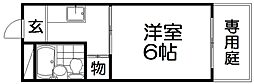 ハレアカラ 1Kの間取図画像