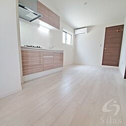 JR東西線 加島駅 徒歩4分の賃貸アパート 1階1LDKのリビング/ダイニング