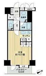 ライオンズシティ西新宿 ワンルームの間取図画像