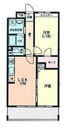 ローレルコート練馬 2LDKの間取図画像