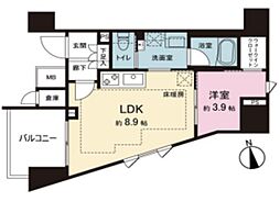 ルジェンテ板橋 1LDKの間取図画像