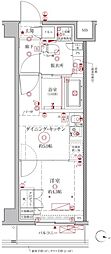 クレイシアIDZ幡ヶ谷 1DKの間取図画像