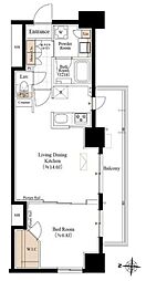 ブランシエスタ両国 6階1LDKの間取り