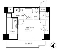 y&ELF 1Kの間取図画像