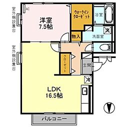 グリーンコート初芝 C 2階