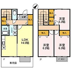 物件の間取り
