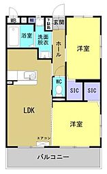 ＢＩＪＬ（ベイル） 407 4階2LDKの間取り