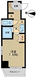 エクセリア池袋WEST2 1Kの間取図画像