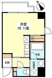 サンクレスト弐番館 ワンルームの間取図画像